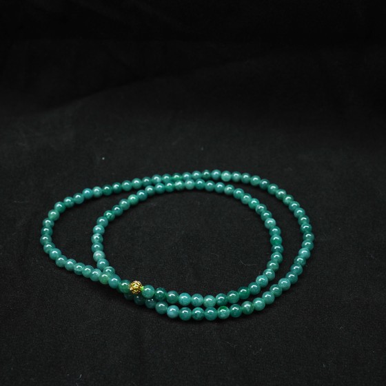 海蓝之谜 · 108颗翡翠长串