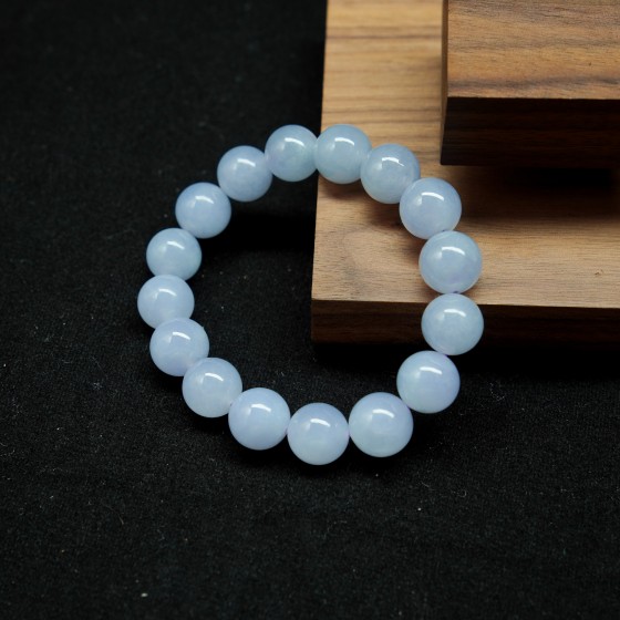 紫运东来 · 紫罗兰翡翠手串